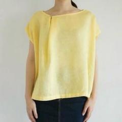 極美品! fog linen work FLW リネン プルオーバー ブラウス