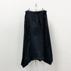 センソユニコ 萌 モユルアシンメトリー黒サルエルパンツ ブラック M〜L 79g24 萌 MOYURU モユル イージーサルエルパンツ センソユニコ