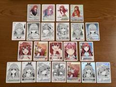五等分の花嫁カードゲーム　C.U.R.RR.GR 全種4コン 五等分の花嫁* クリアカードコレクションガム4 ◇初回生産限定