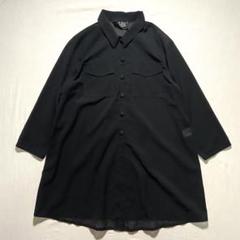 Esensation  エイココンドウ＊異素材 ドッキングワンピース 黒  42 Esensation エイココンドウ 異素材 ドッキングワンピース 黒 44
