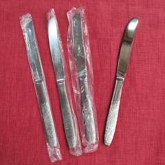 #64　ステンレス　フルーツナイフ　４本　新品 未使用のサムネイル