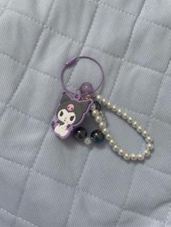ハンドメイド　クロミ　キーホルダー