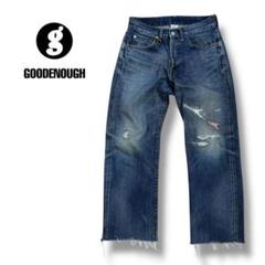【RESONATE GOODENOUGH】00s ダメージ加工デニム W30