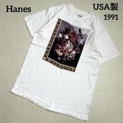 【希少】USA製Hanes endangered Wildlife 半袖Tシャツ