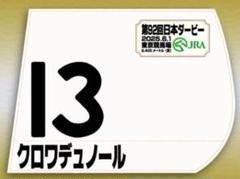 Amazon.co.jp: ウオッカ 日本ダービー ゼッケン G1 ゼッケン