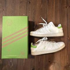 ★22cm★あんしん鑑定adidas＆Disneyスタンスミスカーミット ☆22cm☆あんしん鑑定adidas＆Disneyスタンスミスカーミット