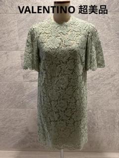 Valentino グリーン レース ワンピース US 4 IT 40 Valentino グリーン レース ワンピース US 4 IT 40