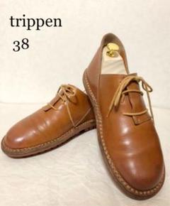 トリッペン Haferl f brown-box Closed 革靴 レザー