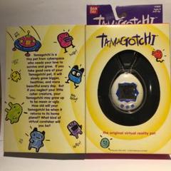 たまごっち　逆輸入　英語版　1997年製 バンダイ 英語版 初代たまごっち ピンク/黄 箱付 動作確認済