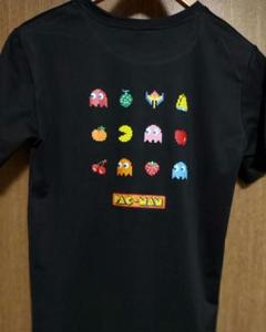 ★パックマン Tシャツ Pacman 黒 レディース キッズ★