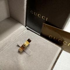 GUCCI - 本物 グッチ GUCCI GG アイコン 750 YG リング 指輪 14