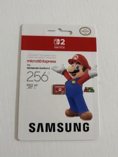 新品未開封 Switch2 SAMSUNG microSD SDカード256GB