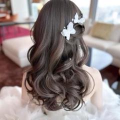 orgablanca オルガブランカ　カプリピン　ホワイト蝶ヘアピン 3個セット KAPULI PIN(カプリピン)(オフ)orgablanca(オルガブランカ