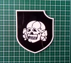 #★新品 ナチスドイツSS親衛隊ドクロ オリジナルステッカー/デカール送料込み