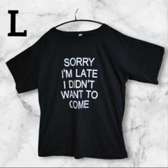 半袖Tシャツ 【L】黒　ブラック　夏