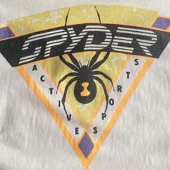激レア 80s SPYDER Tシャツ 両面プリント USA製 白 L 激レア 80s SPYDER Tシャツ 両面プリント USA製 白 L