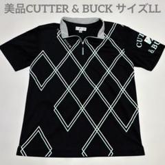 81704 CUTTER&BUCK  ハーフジップポロシャツ　黒xグレー　L 81704 CUTTER&BUCK ハーフジップポロシャツ 黒xグレー L - メルカリ