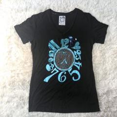 WILD PARTY　LAGUST　コラボTシャツ　y2k　ラインストーン　平成