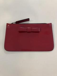セール‼︎ MARNI／エナメルフラットポーチ RED