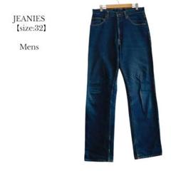 【JEANIES】ストレージーンズ　デニム　インディゴブルー　メンズ　サイズ32