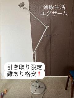 通販生活　スワン電気　エグザーム　フロアランプ アーム可動式
