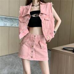 オシャレ自由自在✨デニムミニジャケット❤️春夏用