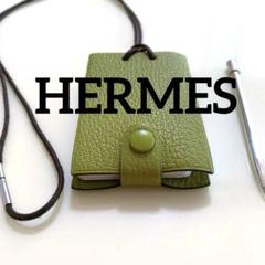 HERMES/エルメス/シェーブル/メモホルダー/ネックストラップ/メモ帳 HERMES エルメス シェーブル メモ帳 メモホルダー ネック