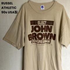 90s USA製 ラッセルアスレチック JOHN BROWN 88 Tシャツ
