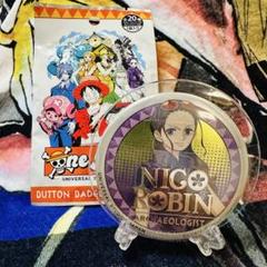 ワンピース2025 USJグッズ 缶バッジ ロビン 1点(缶バッジ) おまけ付き