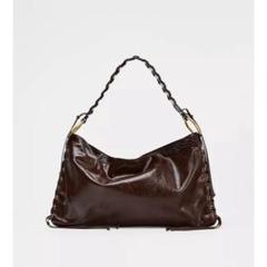 スペイン発送 ZARA アイレットショルダーバッグ 上品カジュアル スペイン発送 ZARA アイレットショルダーバッグ 上品カジュアル