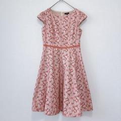 TOCCA トッカ ワンピース 花柄 刺繍 4 フレンチスリーブ Aライン 総柄 TOCCA トッカ 花柄 フレンチスリーブ 刺繍 - ワンピース激安