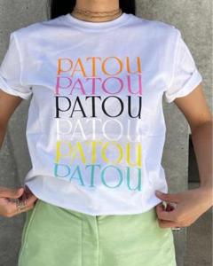 【タグ付き】PATOU カラフルロゴTシャツ オーガニックコットン XSサイズ タグ付き】PATOU カラフルロゴTシャツ オーガニックコットン XS