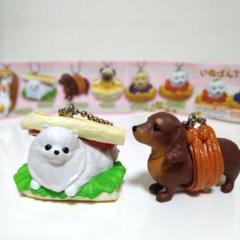 いぬぱん11　バンダイ　ガチャガチャ　　２つ