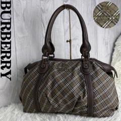 美品♡BURBERRY バーバリー ホースロゴ ノバチェック ショルダーバッグ
