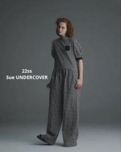 ☆ Sue UNDERCOVER アンダーカバー ギンガムチェックジャンプスーツ