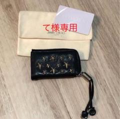 美品 ジミーチュウ 黒レザー コインケース