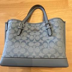 COACH ショルダーバッグ ブルー