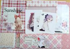 お裾分け　コラージュ shachi❀ 様 ミックスガール⑺♡コラージュ素材 カット済み