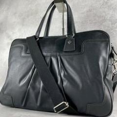 【美品✨】ポールスミス 2way レザー PVC ビジネスバッグ 黒