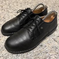 美品 フィンコンフォート コンフォートシューズ ベルクロ 黒