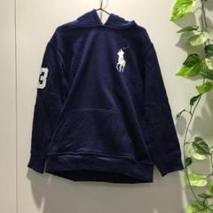 ポロラルフローレン パーカー　トップス　ビッグポニー　紺パーカー 130サイズ