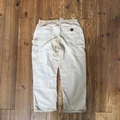 カーハート　ホワイト ワークパンツ　w36 70's carhartt WHITE PAINTER and PLASTERER PANTS カーハート