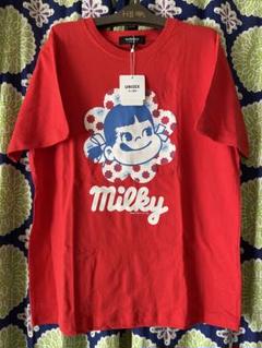 未使用　ダブルフォーカス　不二家ペコちゃん　tシャツ