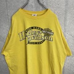 ハーレーダビッドソン　両面ロゴプリント　バイク　ビックサイズTシャツ2XL