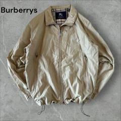 BURBERRY ベージュナイロンブルゾンドローコードc-boyグランパコア BURBERRY ベージュナイロンブルゾンドローコードc-boyグランパ