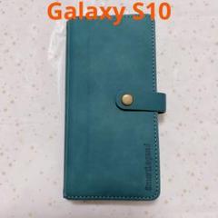 Galaxy S10 携帯ケース　手帳型　レザー　カード収納　マグネット式