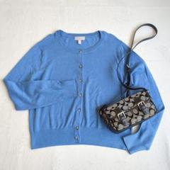 H&M エイチアンドエム◇長袖カーディガン クルーネック 羽織り UV対策 L
