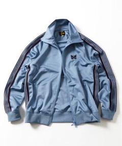 【希少、美品】needles トラックジャケット サックスブルー Mサイズ　青 美品 needles トラックジャケット サックスブルー トラック