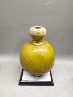 黄釉葫芦瓶 唐時代 唐三彩 陶芸 骨董品 古美術品 - メルカリ