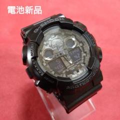 G-SHOCK　GA-100CF電池新品⑤カモフラ G-SHOCK CASIO 新品電池 美品 GA-100CF カモフラージュ 迷彩